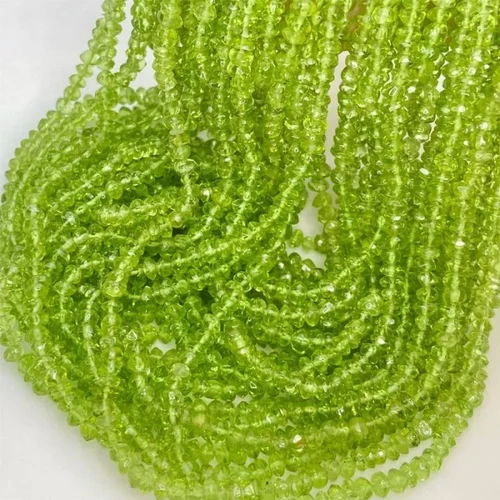 Natural Peridot Beads - Beads Colour: Green