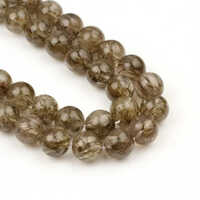 Natural Labradorite Round Cabochon Gemstones Beads - 14mm Size, Brown Color - 115 Grams For Versatile Jewelry Making