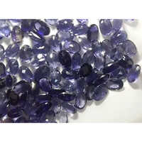 Iolite Cut Precious Stone - Natural 16 Grams, Oval Shape, Purple Color | Perfect For Unique Jewelry Designs, Various Sizes Available
