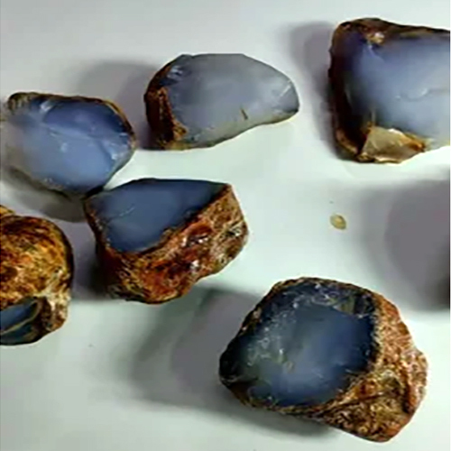 Natural Blue Chalcedony Gemstone