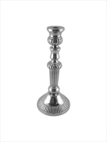 Decorative Candle Holder with Silver Finish