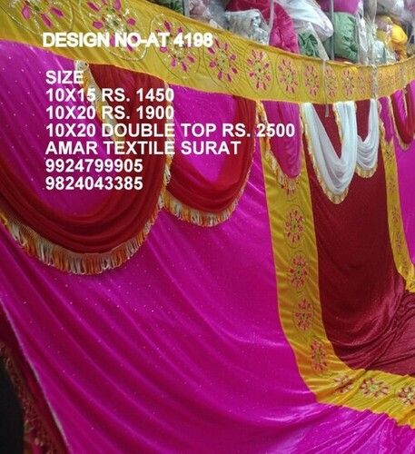 mandap sidewall parda