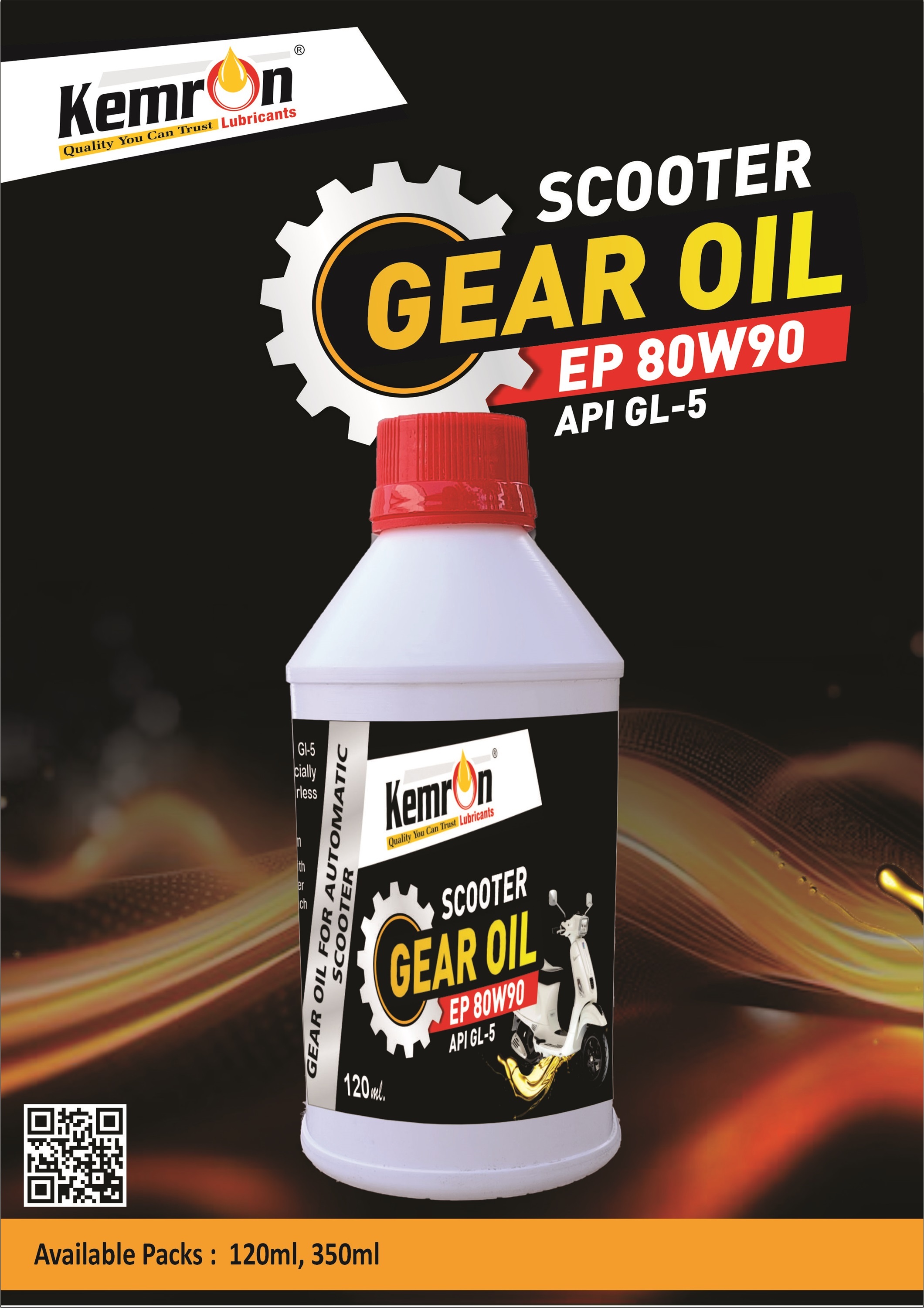 KEMRON SCOOTER GEAR OIL EP 80W90 GL5