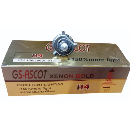 Yellow H4 Headlight Bulb