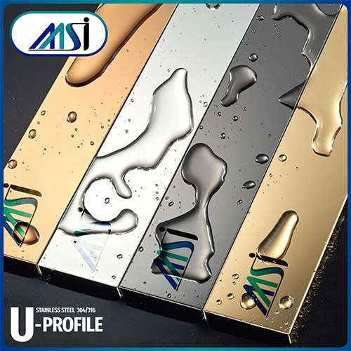 U Shape Stainless Steel Channel Profiles