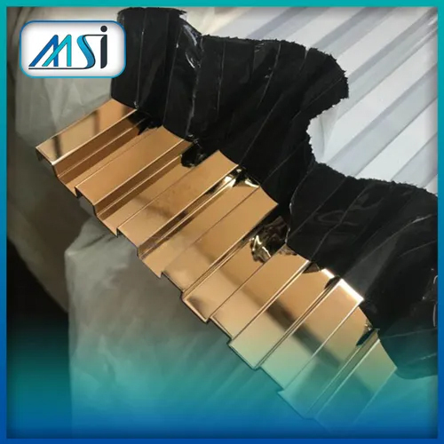 Stainless Steel Fluted Pattern Profile For Wall Cladding Panel