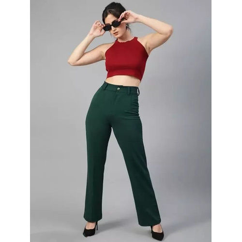 Ladies Green Pant