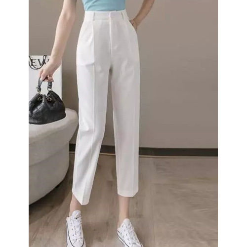 Ladies White Trouser