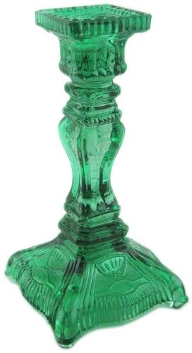 Aluminium Green candle Holder