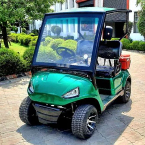 Rubber Sa Electric 2 Seater Regular Golf Cart