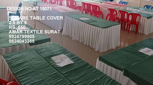 Banquet Tablecloth - Attributes: Quick Dry