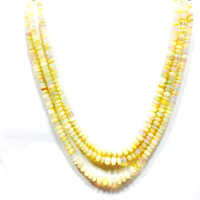 Ethiopian Gemstone Beads - 6mm Round Faceted Yellow Beads | Lightweight (2g), Elegant For Any Occasion, Vibrant Jewelry Material
