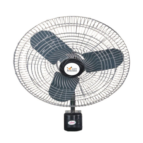 Blue Non Oscillating Wall Fan