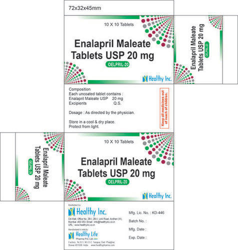 Enalapril tablet 20mg