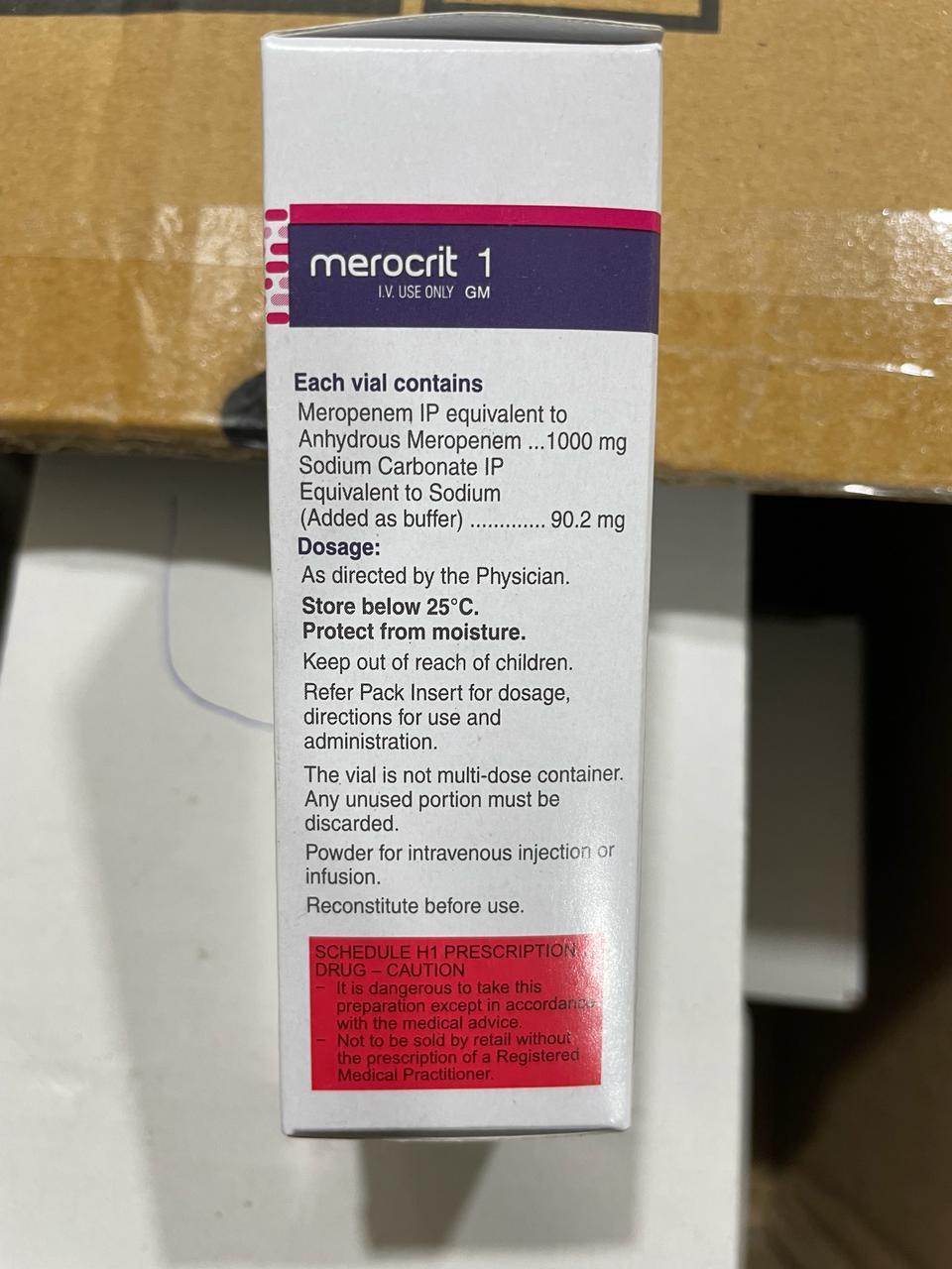 Merocrit 1gm Injection