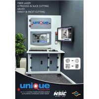 4 Process Diamond Laser Cutting Machine - Steel, 220-240 Volt, Gray | Automatic Control, Water Chiller, Electric Drive