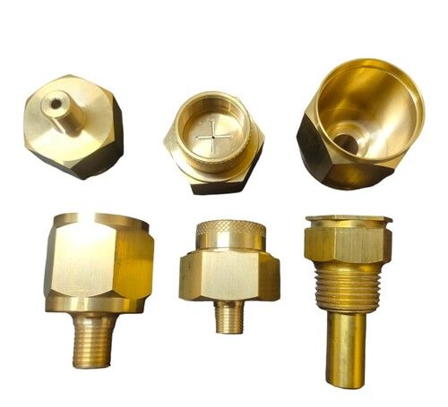 Gas Pipe Fitting - Color: Gold