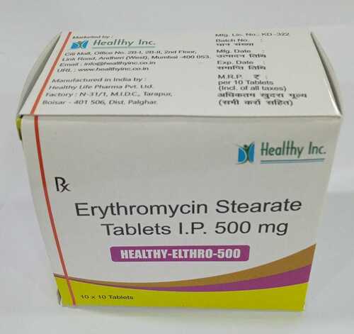 Erythromycin Stearate tablets 500 mg
