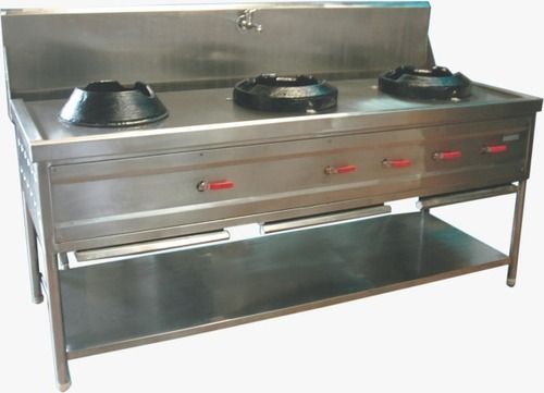 THREE BURNER CHINESE GAS RANGE