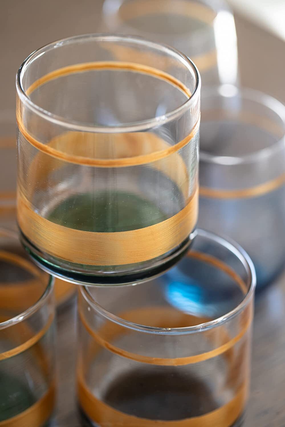 GLASS AND POT LINER COLOR TUBE (GOLDEN)