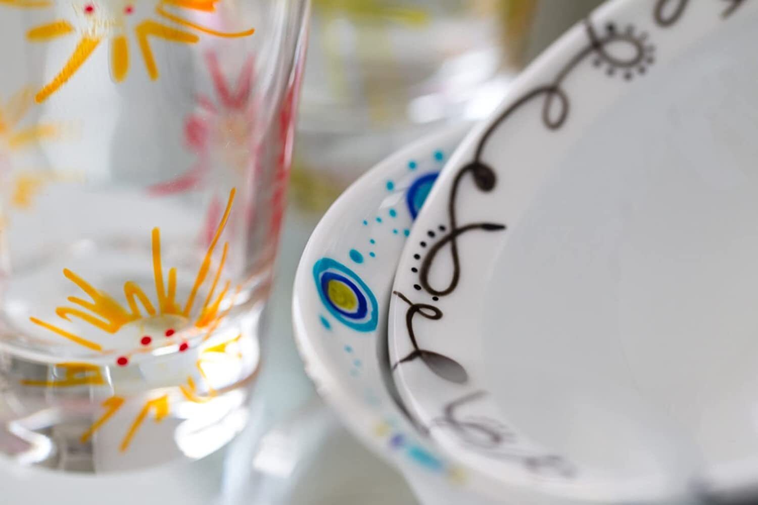 GLASS AND POT LINER COLOR TUBE (GOLDEN)