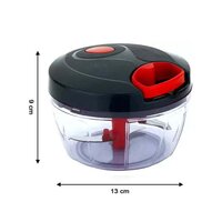 MANUAL FOOD CHOPPER, COMPACT & POWERFUL HAND HELD VEGETABLE CHOPPER
