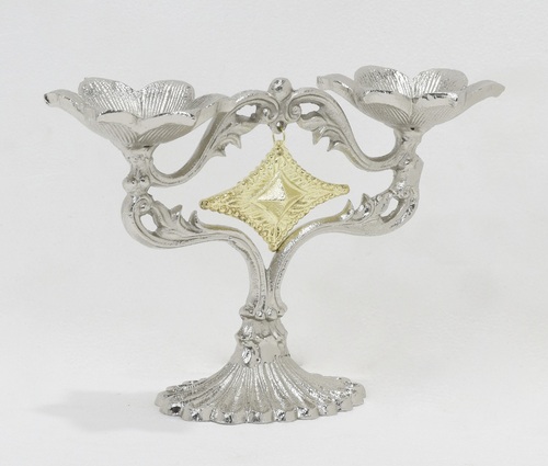 Metal Embossed Candle Holder