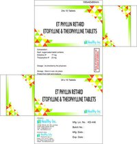 Etofylline 77mg + Theophylline 23mg