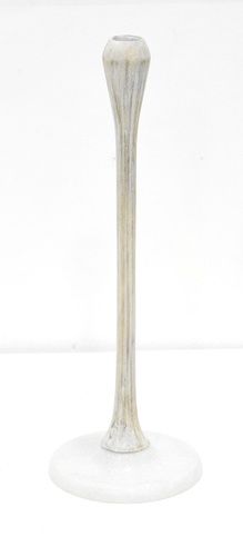 Wooden Candle Stand With Marble Base