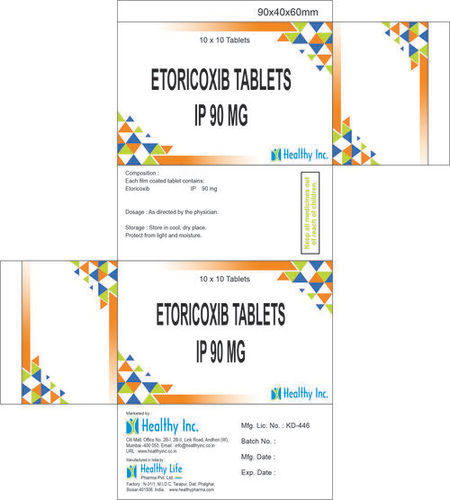Etoricoxib tablets 90 mg