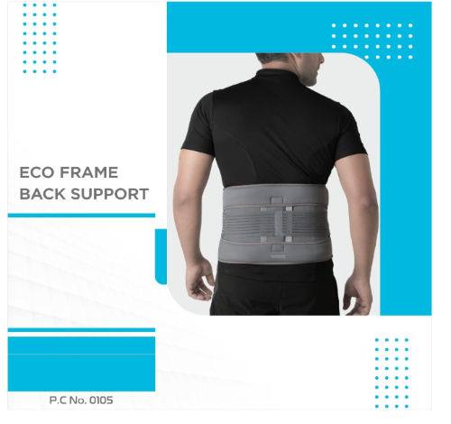 Eco Frame Back Support Vissco - Pc No - 0105- Size- S /M /L/Xl/Xxl Dimension (L*W*H): 25 X 20.5 X 11.5  Centimeter (Cm)