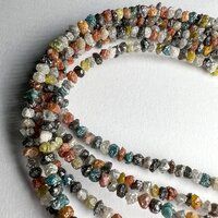 Multi Uncut Diamond Beads