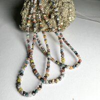 Multi Uncut Diamond Beads