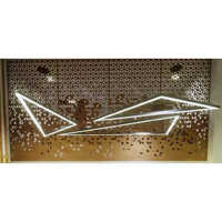 White Triangle Shape Led Hanging Lights