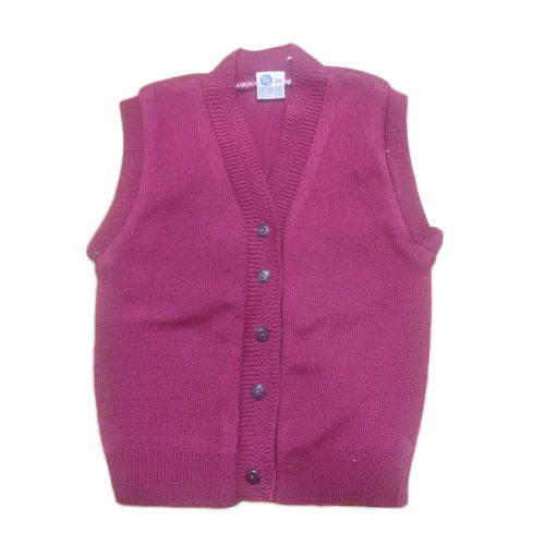 Wool Ladies Sleeveless Woolen Sweater