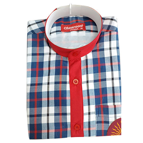 Uniform Shirt - Customized Fit Cotton, Washable Fabric | High School, Middle School, Primary School - Printed Design