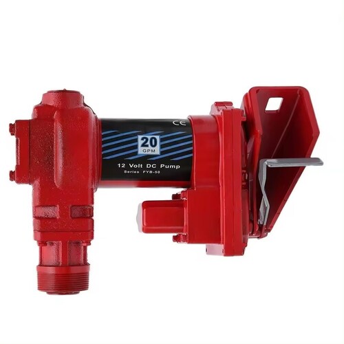 DC12V 24V 20GPM Gasoline Fuel Transfer Pump for Petrol Gasoline Diesel Kerosene with Nozzle