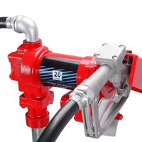 DC12V 24V 20GPM Gasoline Fuel Transfer Pump for Petrol Gasoline Diesel Kerosene with Nozzle