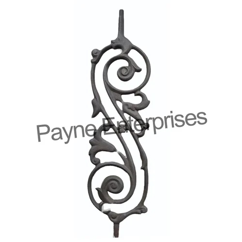 8mm Powder Coated Cast Iron Baluster