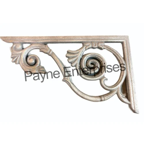 Silver Cast Iron Corner Bracket