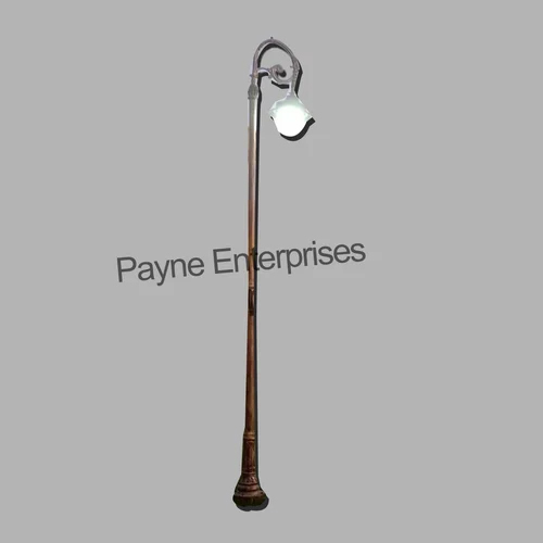 Single Arm Cast Iron Lamp Post