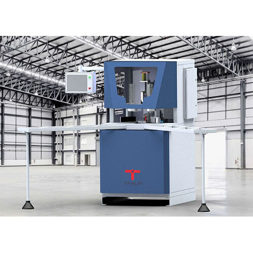 Upvc Window Corner Cleaning Machine - Color: Blue