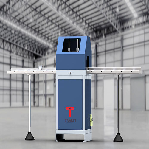 Aluminium Single Head Upstroke Cutting Machine - Color: Blue
