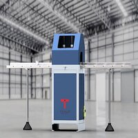 Aluminium Single Head Upstroke Cutting Machine - Color: Blue