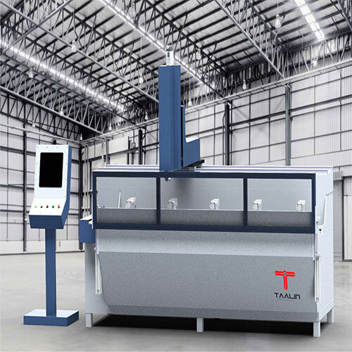 Cnc Profile Machining Center 3+1 Axis With Atc/3000Mm - Color: Blue