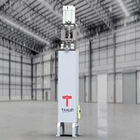 Aluminium Rotary Punching Machine With 4 Punch - Color: White