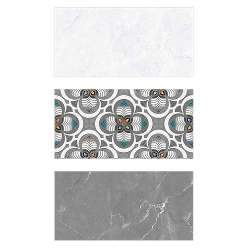 600X300mm Suzeta Gris Glossy Tile