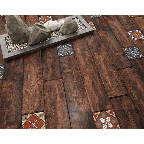 15X90cm Sequoia Marron Porcelain Tiles