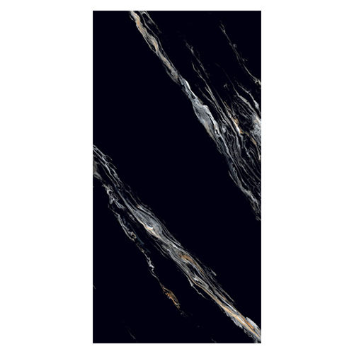 600X1200mm Cosmic Ice Black High Gloss Floor Tiles