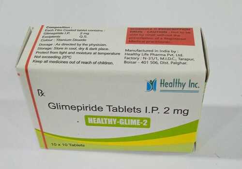 Glimepiride tablet  2mg